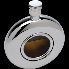 ROUND WINDOW HIP FLASK